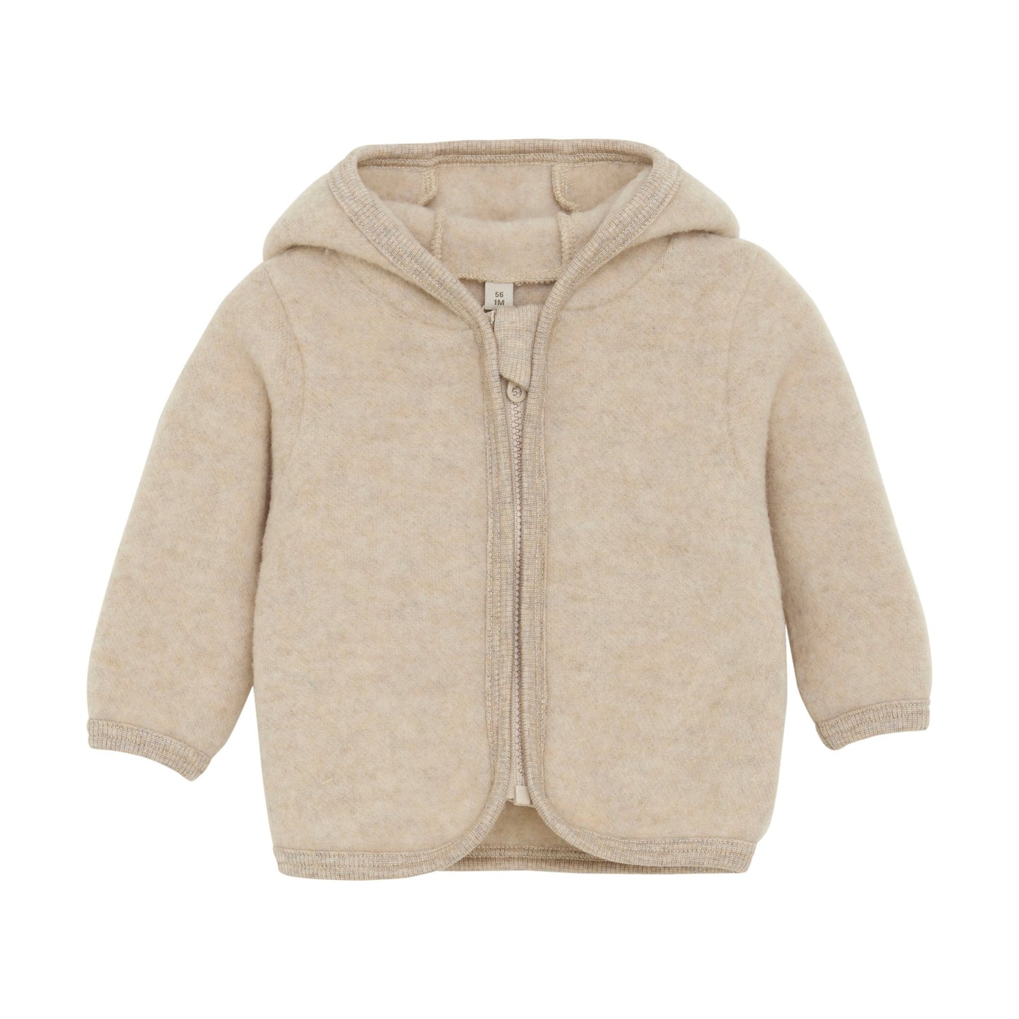 HUTTEliHUT - Pram Suit Ears Wool Fleece (M) - 6522 - Lille Univers