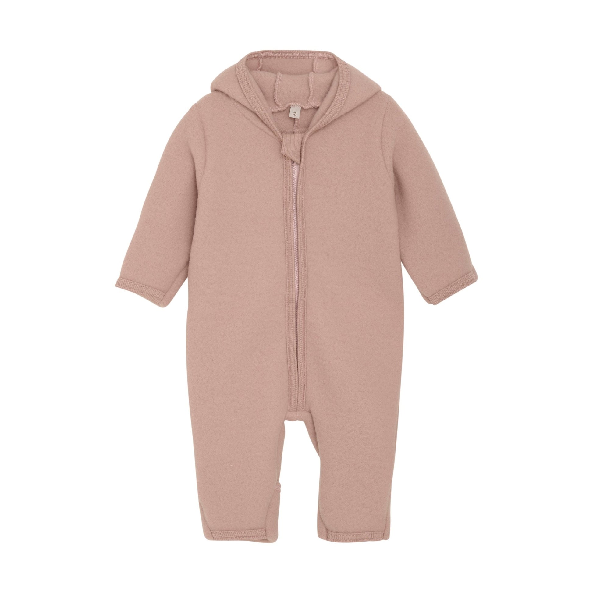 HUTTEliHUT - Pram Suit Ears Wool Fleece (M) - 6489 - Lille Univers