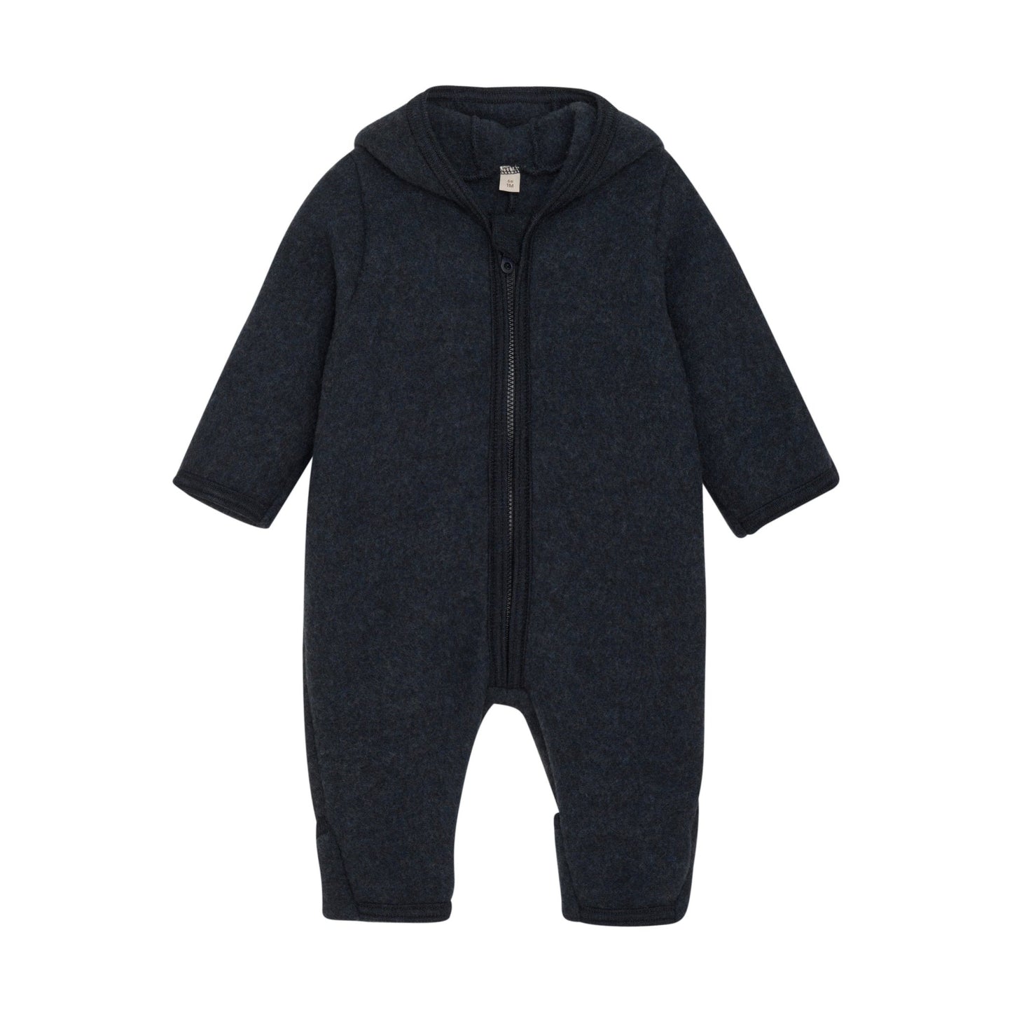 HUTTEliHUT - Pram Suit Ears Wool Fleece (S) - 480370 - Lille Univers