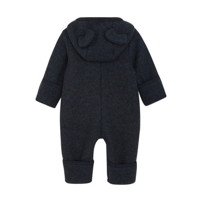 HUTTEliHUT - Pram Suit Ears Wool Fleece (S) - 480370 - Lille Univers