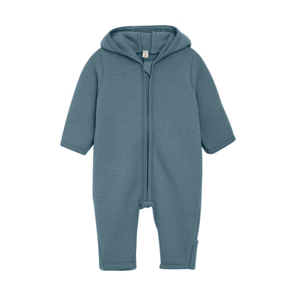 HUTTEliHUT - Pram Suit Ears Wool Fleece (S) - 480370 - Lille Univers