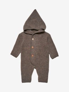 HUTTEliHUT - Pram Suit Pixie Soft Wool Cocoa Brown - 480112 - 2222 - Lille Univers