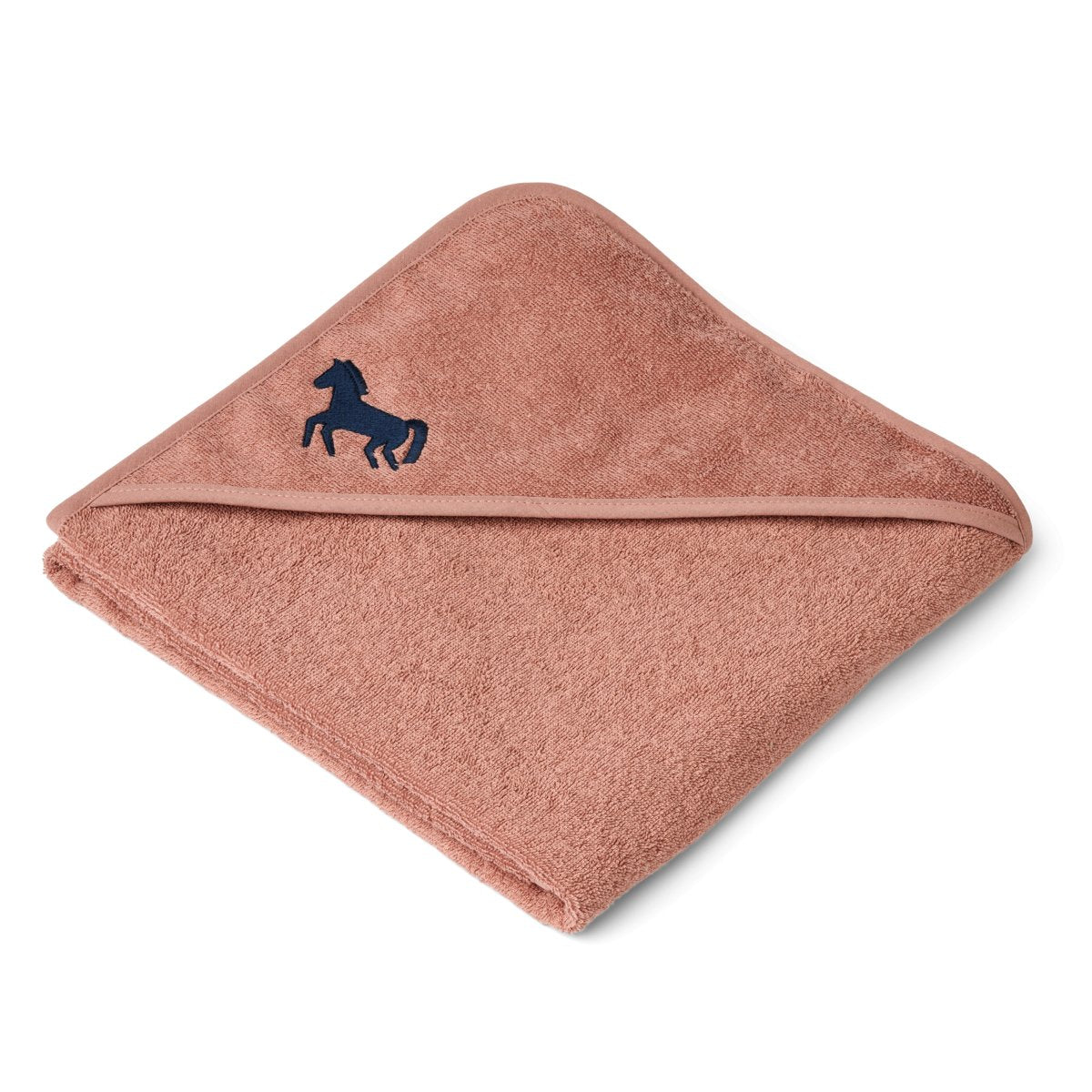 LIEWOOD Baby Hooded Towel - 100x100 cm - Goya Horses - LW17185 - Lille Univers