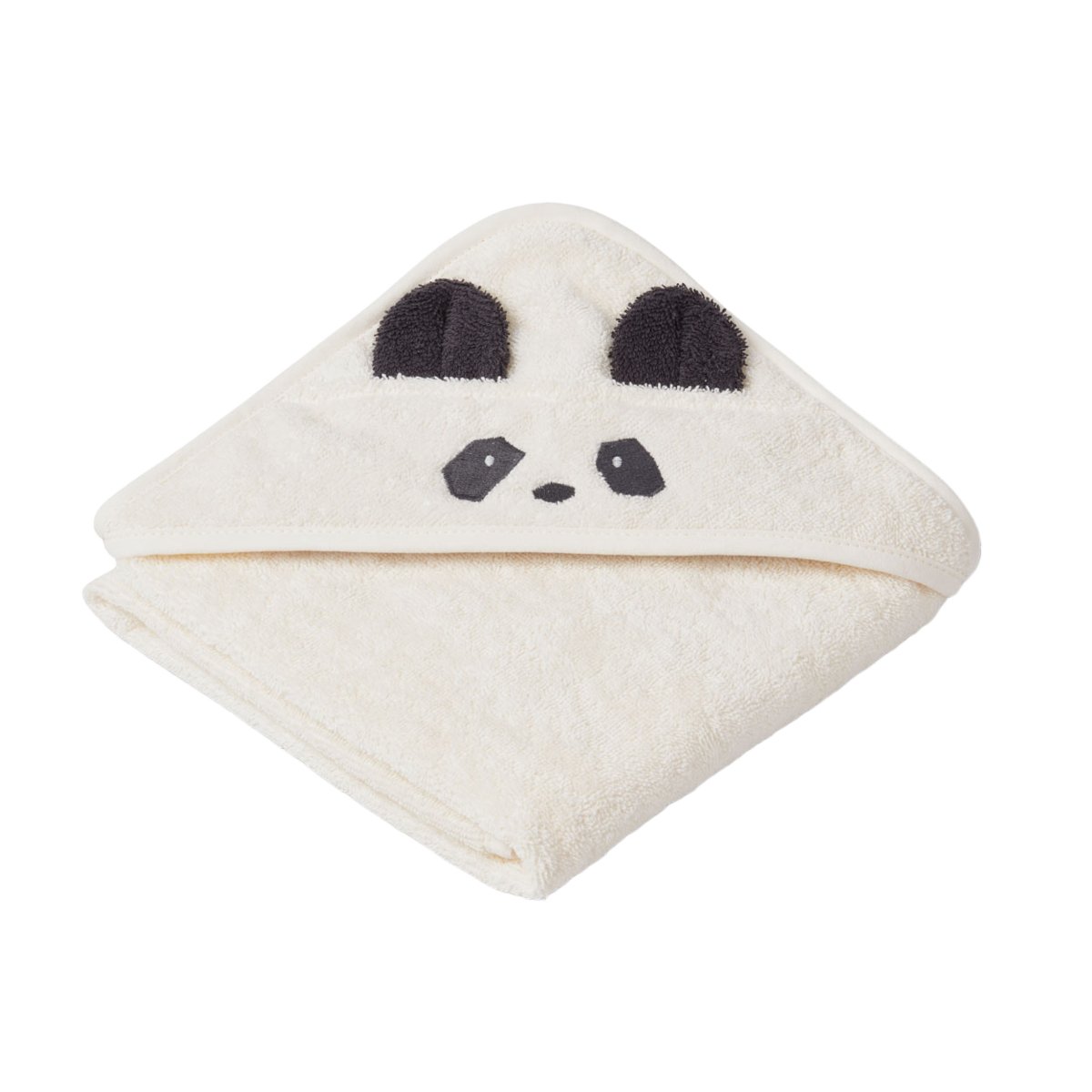 LIEWOOD Hooded Towel Junior - Augusta Panda Organic - LW14760 - Lille Univers