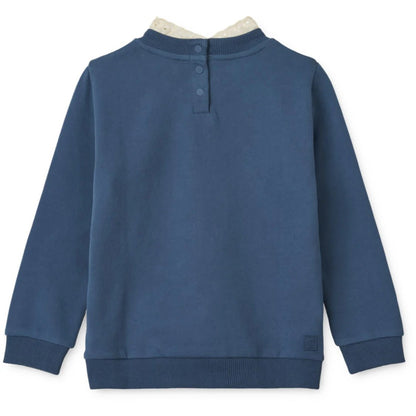 LIEWOOD RAKEL SWEATSHIRT WITH LACE - LW19093 - Lille Univers