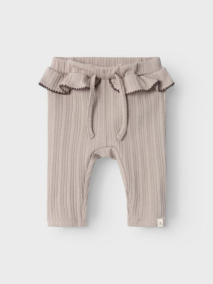 LIL' ATELIER BABY REGULAR FIT TROUSERS - 13233565_Etherea - 1 - Lille Univers