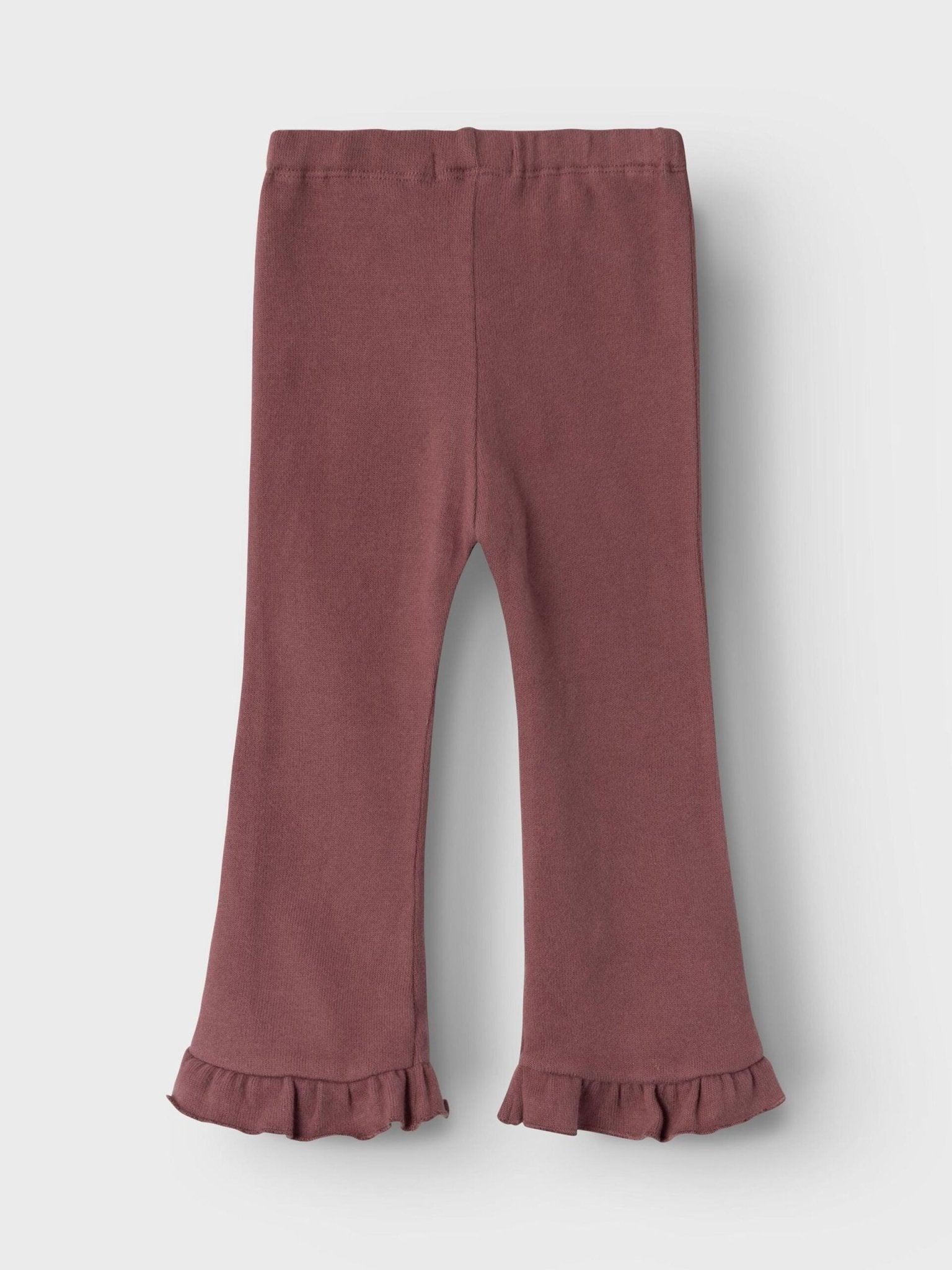 LIL' ATELIER MINI BOOT CUT TROUSERS - 13233840_RoseBrown - Lille Univers