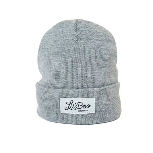 Lil' Boo Merino Wool Beanie – Light Grey - 6000041 - 2 - Lille Univers