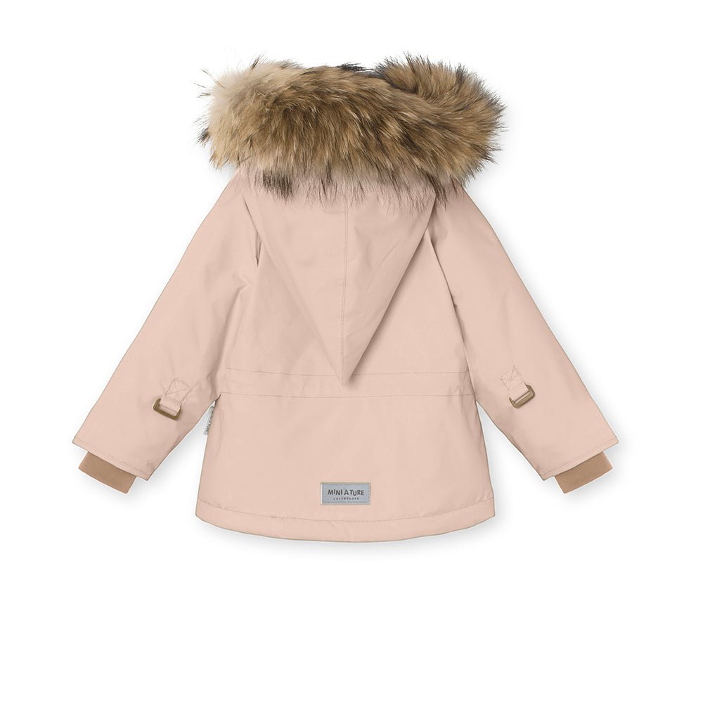 MINI A TRUE MATWANG FLEECE LINED WINTER JACKET FUR. GRS ROSE DUST - MATWANG3050 - Lille Univers