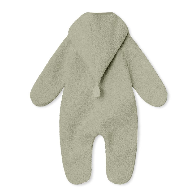 MINI A TURE ADEL TEDDYFLEECE JUMPSUIT. VERT - ADEL JUMPSUIT_7530VERT - Lille Univers