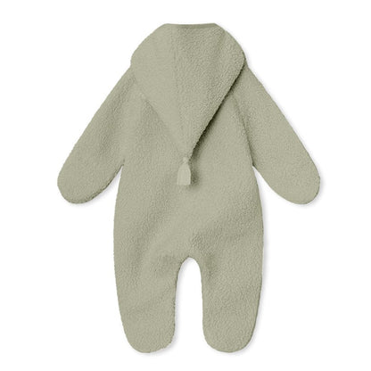 MINI A TURE ADEL TEDDYFLEECE JUMPSUIT. VERT - ADEL JUMPSUIT_7530VERT - Lille Univers