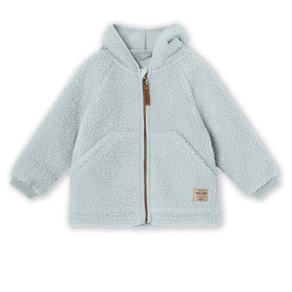 MINI A TURE MATLIFF TEDDYFLEECE JACKET. GRS Pearl blue - MATLIFF5145 - Lille Univers