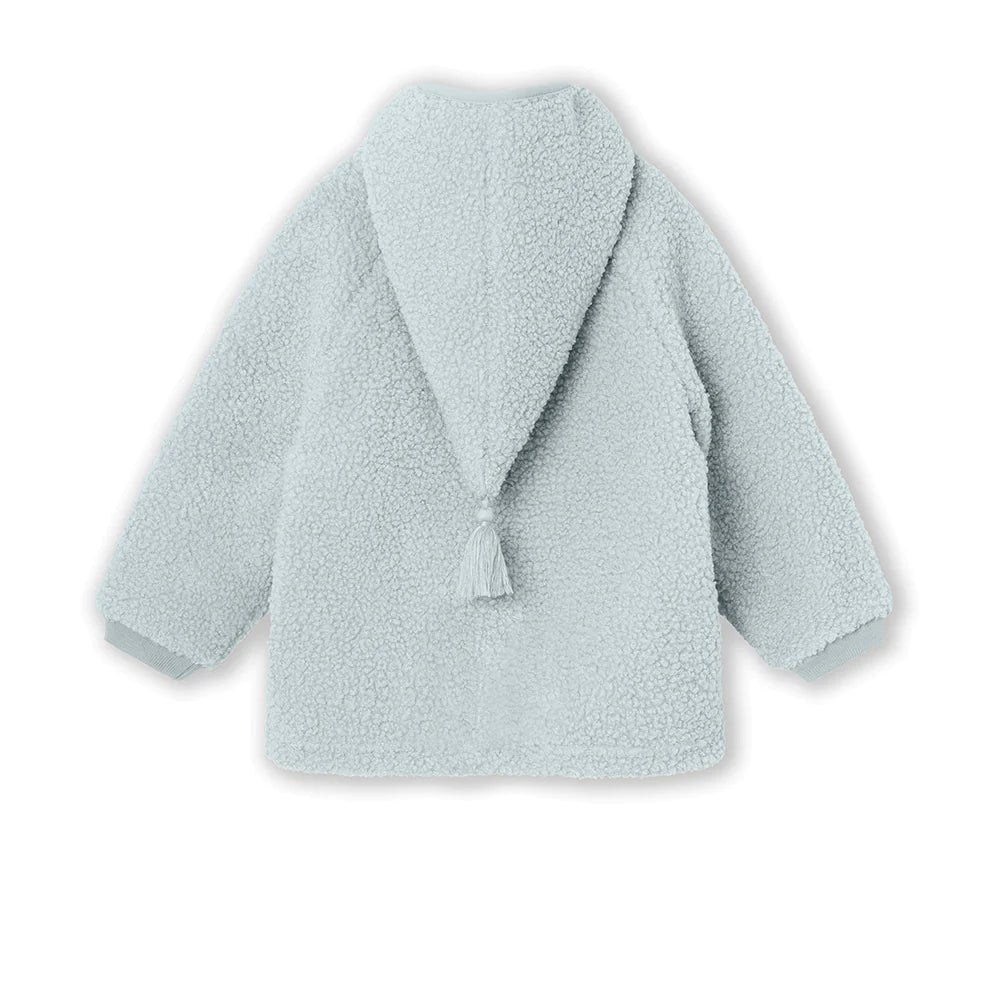 MINI A TURE MATLIFF TEDDYFLEECE JACKET. GRS Pearl blue - MATLIFF5145 - Lille Univers