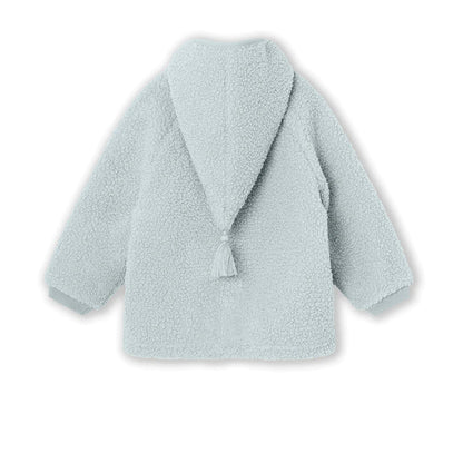 MINI A TURE MATLIFF TEDDYFLEECE JACKET. GRS Pearl blue - MATLIFF5145 - Lille Univers