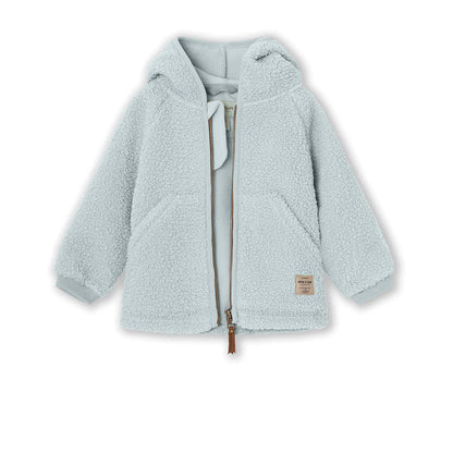 MINI A TURE MATLIFF TEDDYFLEECE JACKET. GRS Pearl blue - MATLIFF5145 - Lille Univers