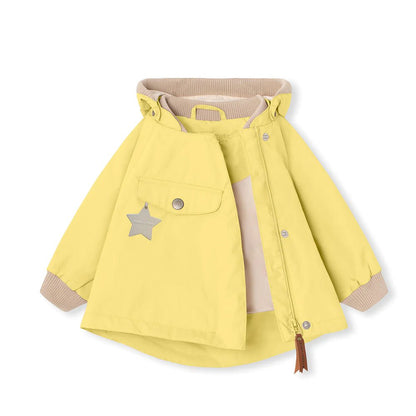 MINI A TURE MATWAI spring jacket. GRS Muted lime - MATWAI_Spring2325 - Lille Univers