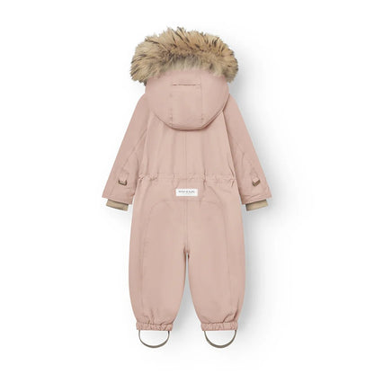 MINI A TURE MATWISTI fleece lined snowsuit fur. GRS - 1243178700_Adobe rose - 1 - Lille Univers