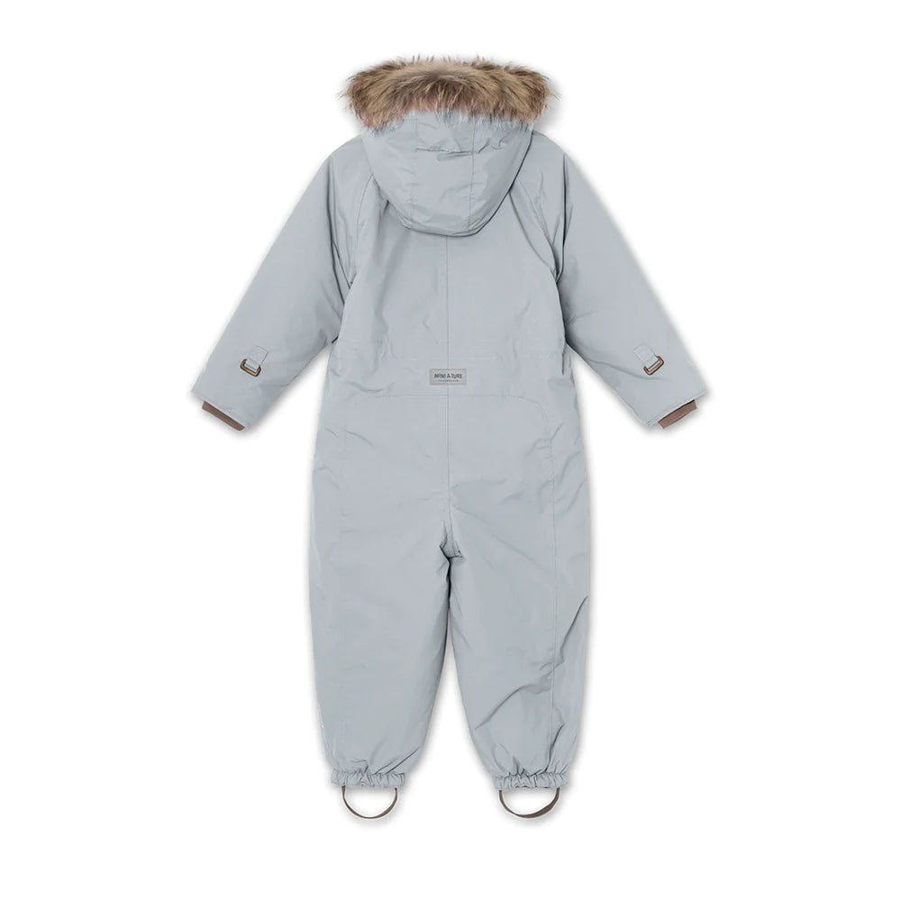 MINI A TURE MATWISTI FLEECE LINED SNOWSUIT FUR. GRS Monument blue - WISTI_9120MONUMENTBLUE - Lille Univers