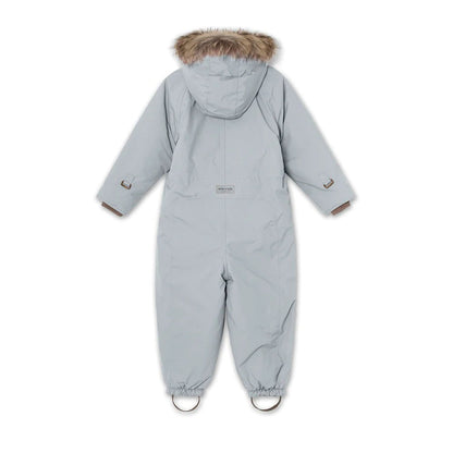 MINI A TURE MATWISTI FLEECE LINED SNOWSUIT FUR. GRS Monument blue - WISTI_9120MONUMENTBLUE - Lille Univers