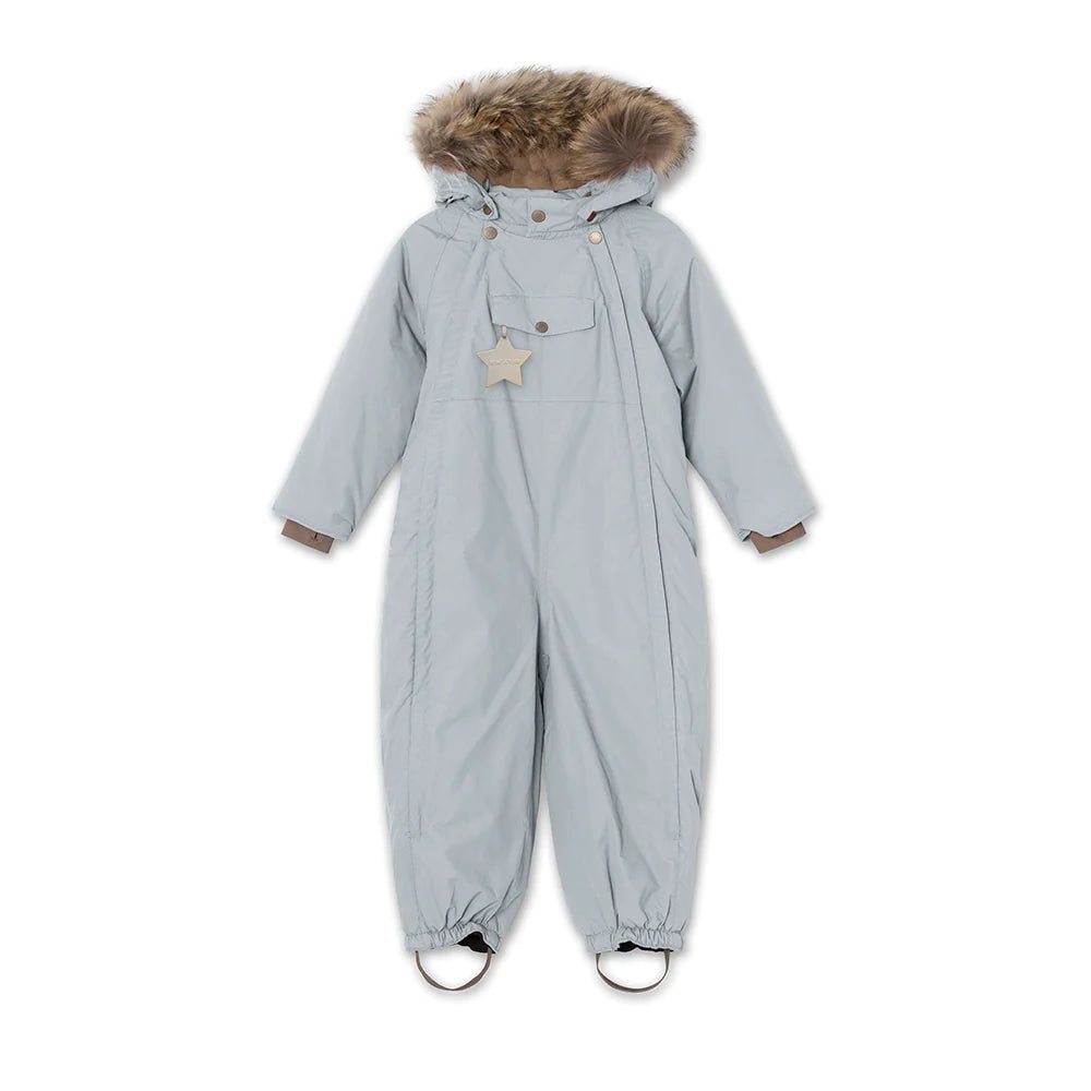 MINI A TURE MATWISTI FLEECE LINED SNOWSUIT FUR. GRS Monument blue - WISTI_9120MONUMENTBLUE - Lille Univers