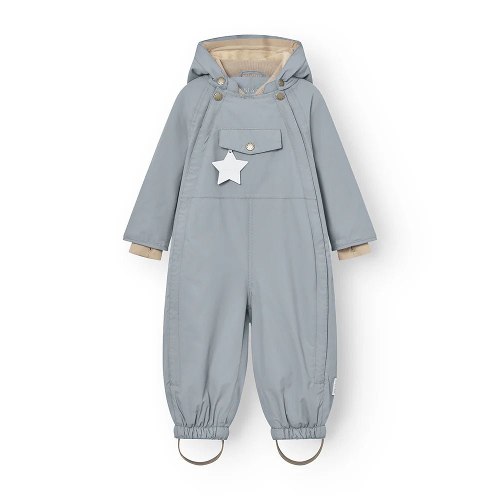 MINI A TURE MATWISTI fleece lined snowsuit. GRS - MATWISTI_Citadel blue - 1 - Lille Univers