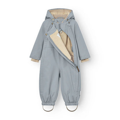 MINI A TURE MATWISTI fleece lined snowsuit. GRS - MATWISTI_Citadel blue - 1 - Lille Univers