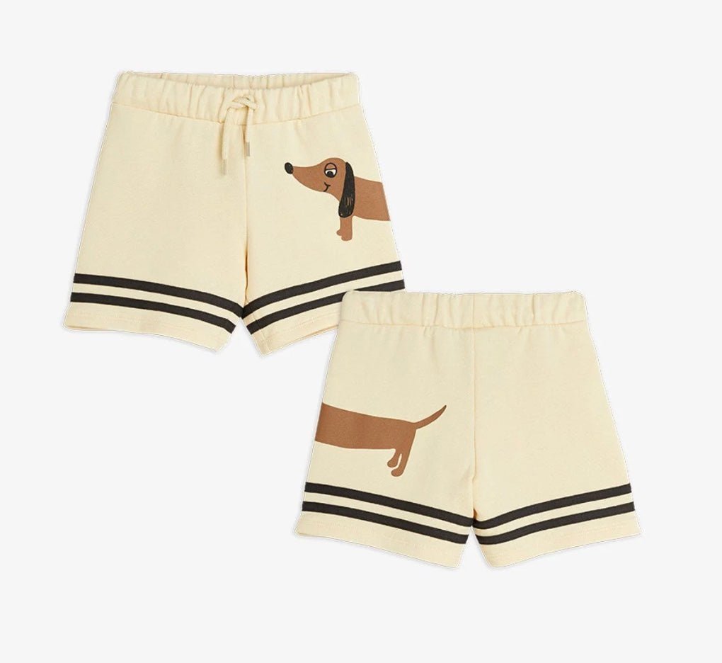 MINI RODINI Dog Stripes Sweatshorts - Lille Univers