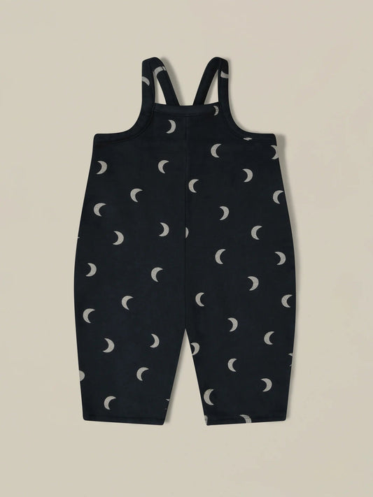 Organic Zoo Charcoal Midnight Oversized Dungarees - 13CMDOZ - 1 - Lille Univers