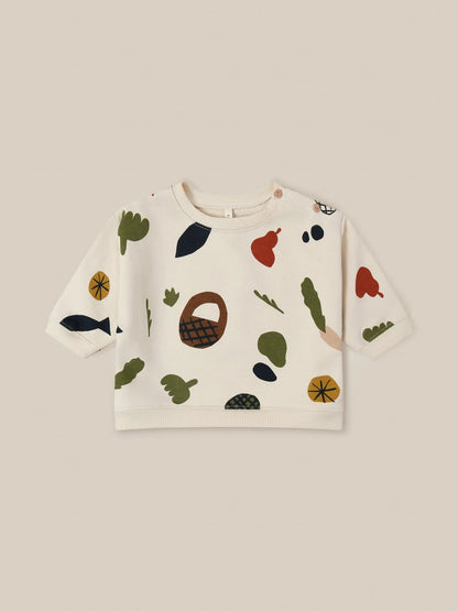 Organic Zoo Farmers Market Sweatshirt - 15FMBSOZ - 1 - Lille Univers