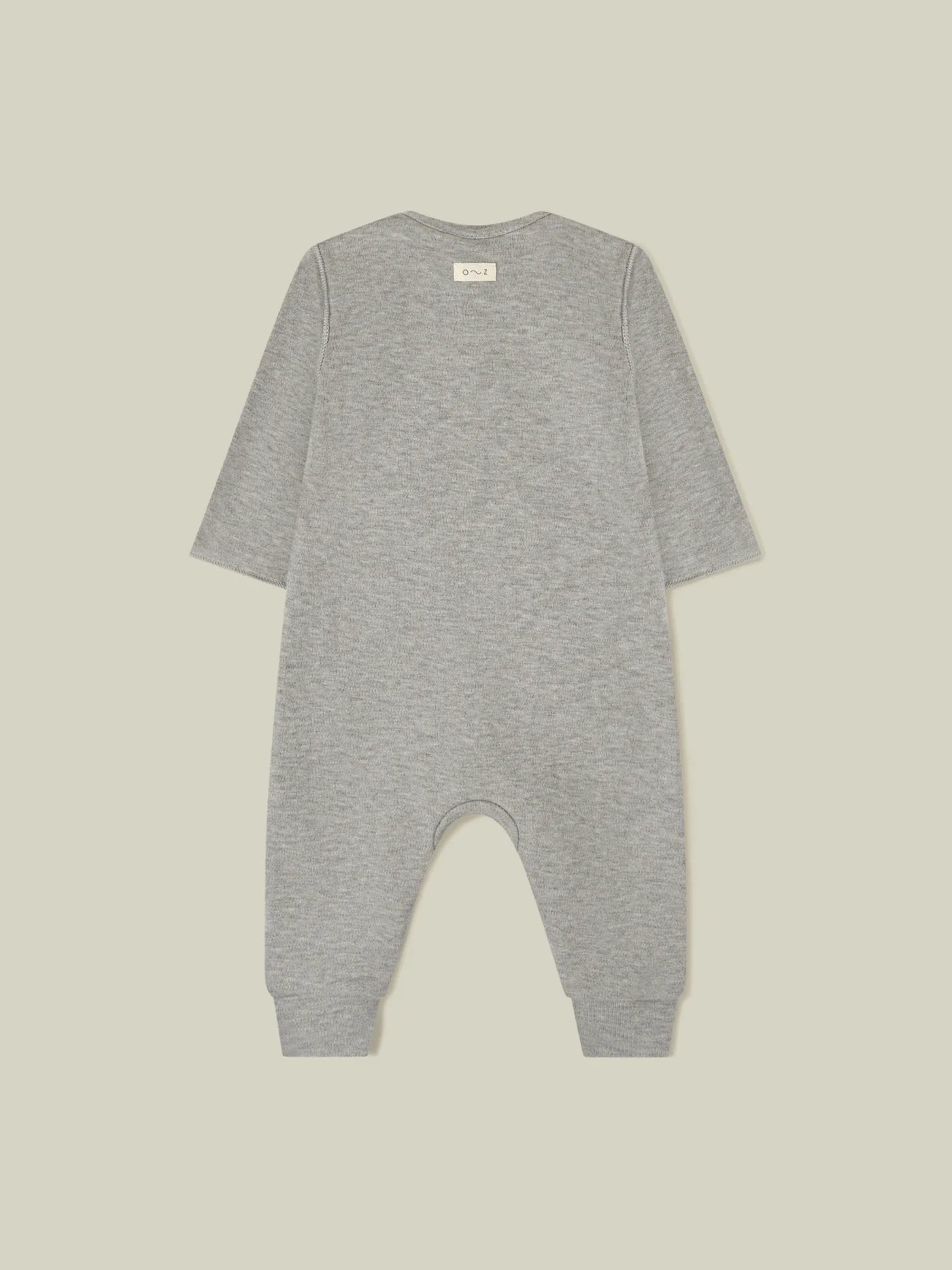 Organic Zoo Grey Melange CHOCOLATE Playsuit - GPLCH - 1 - Lille Univers