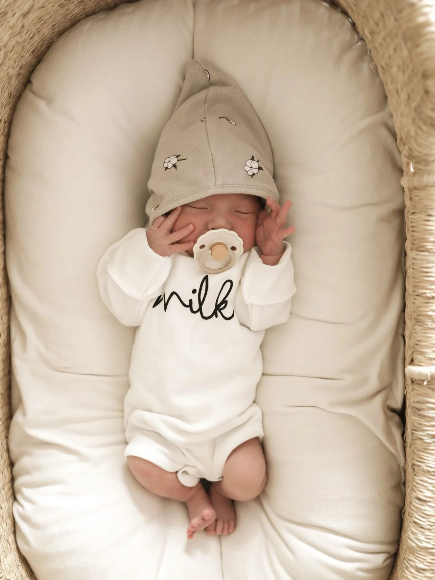 Organic Zoo Natural MILK Bodysuit - NBMK - 1 - Lille Univers