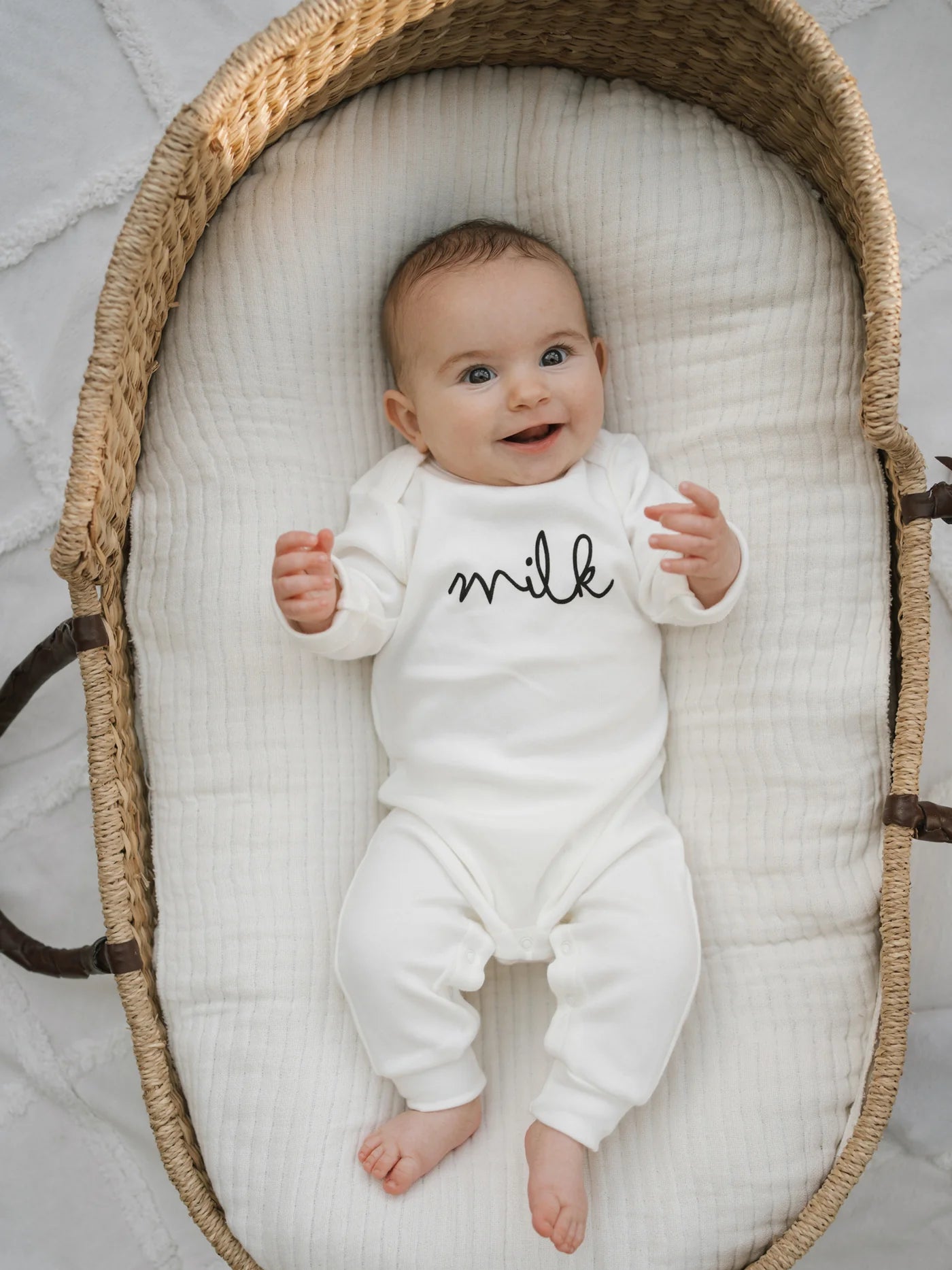 Organic Zoo Natural MILK Playsuit - NPLMK - 1 - Lille Univers