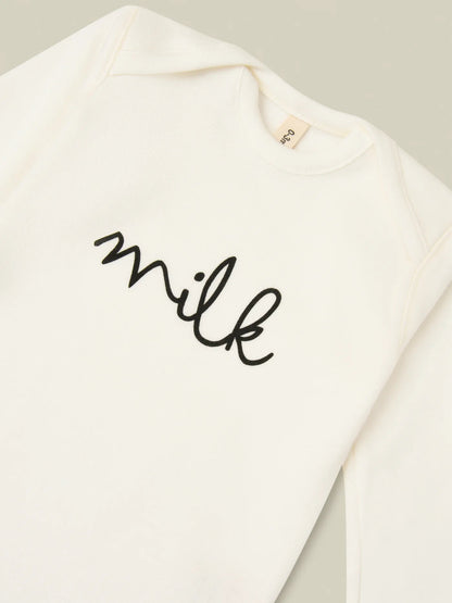 Organic Zoo Natural MILK Playsuit - NPLMK - 1 - Lille Univers