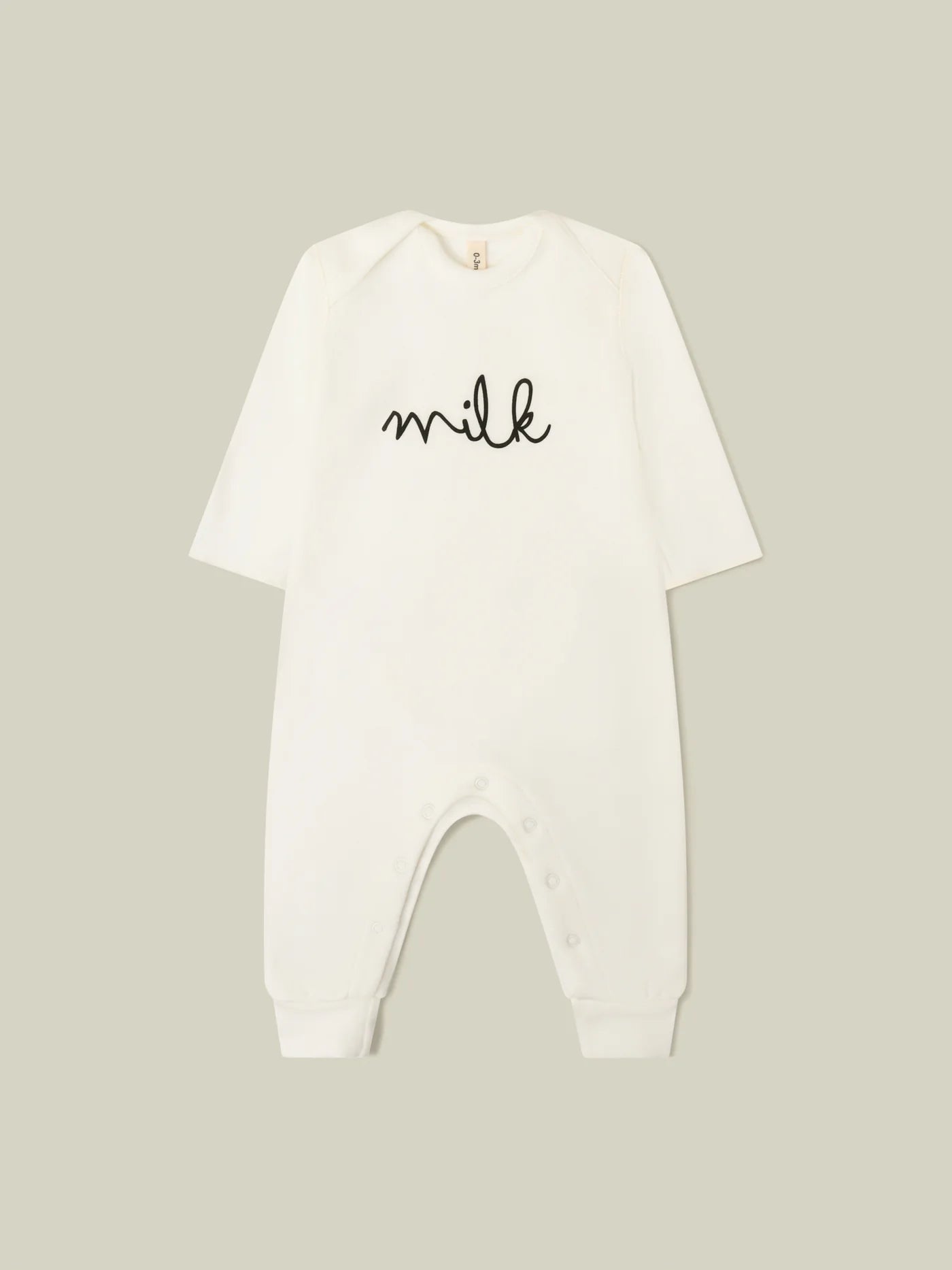 Organic Zoo Natural MILK Playsuit - NPLMK - 1 - Lille Univers