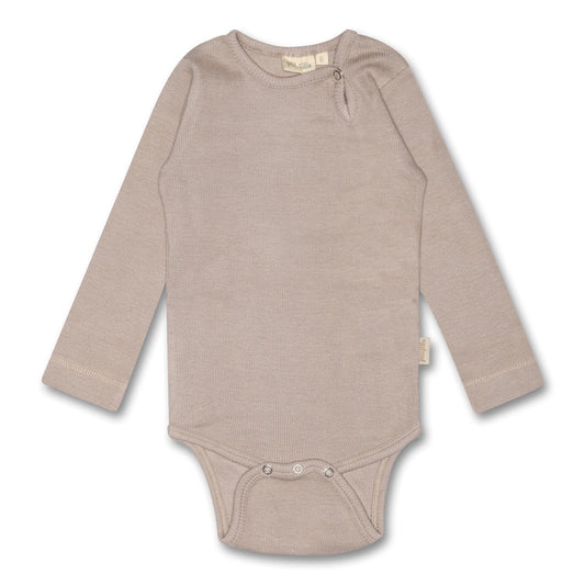 Petit Piao Long Sleeve Bodysuit in Organic Cotton Modal-PP101 - Lille Univers