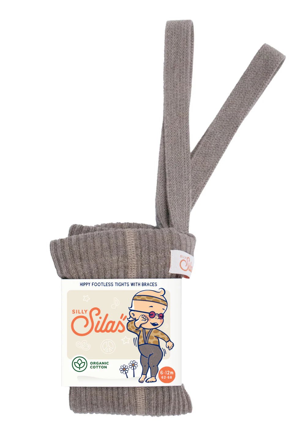 Silly Silas Hippy Cocoa Blend Footless - HFLCOCOA - 1 - Lille Univers