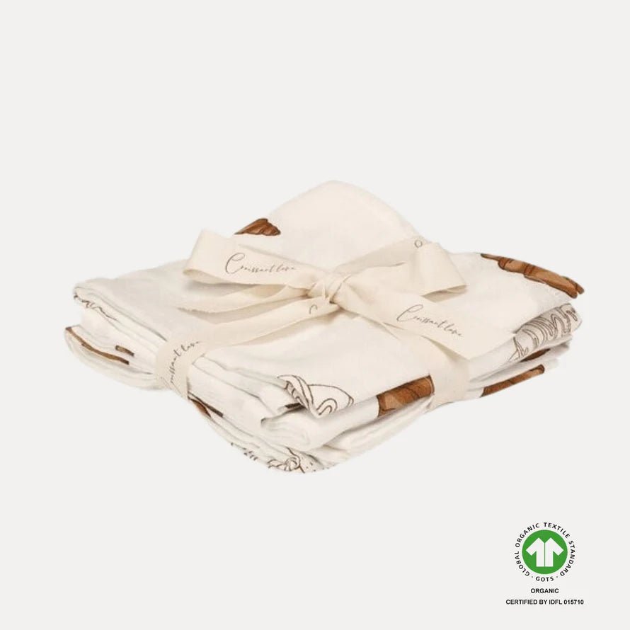 VACVAC Studio Muslin Cloths, 3 - Pack Croissant - VAC124 - Lille Univers