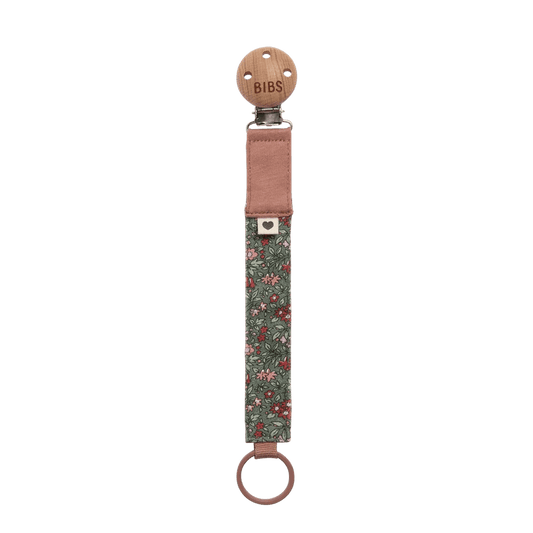 BIBS x LIBERTY Pacifier Clip - Chamomile Lawn Woodchuck-942112315 - Lille Univers