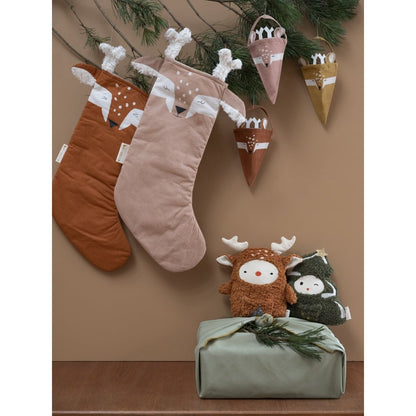 Fabelab CHRISTMAS STOCKING DEER - CINNAMON- - Lille Univers