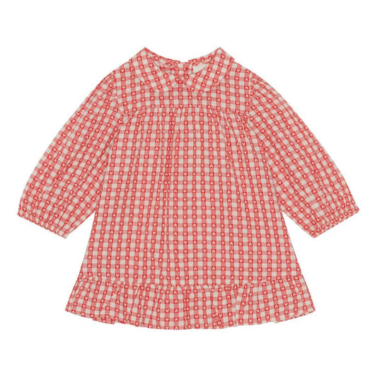 FLOESS ALLY DRESS - HEART GINGHAM-F10192 - Lille Univers