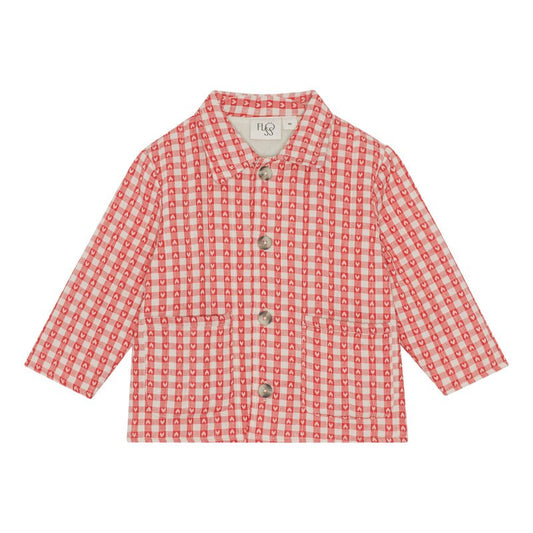 FLOESS ALLY JACKET - HEART GINGHAM-F10193 - Lille Univers