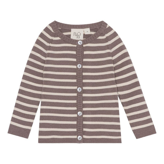 FLOESS FLYE CARDIGAN - MOCCA-F10132 - Lille Univers