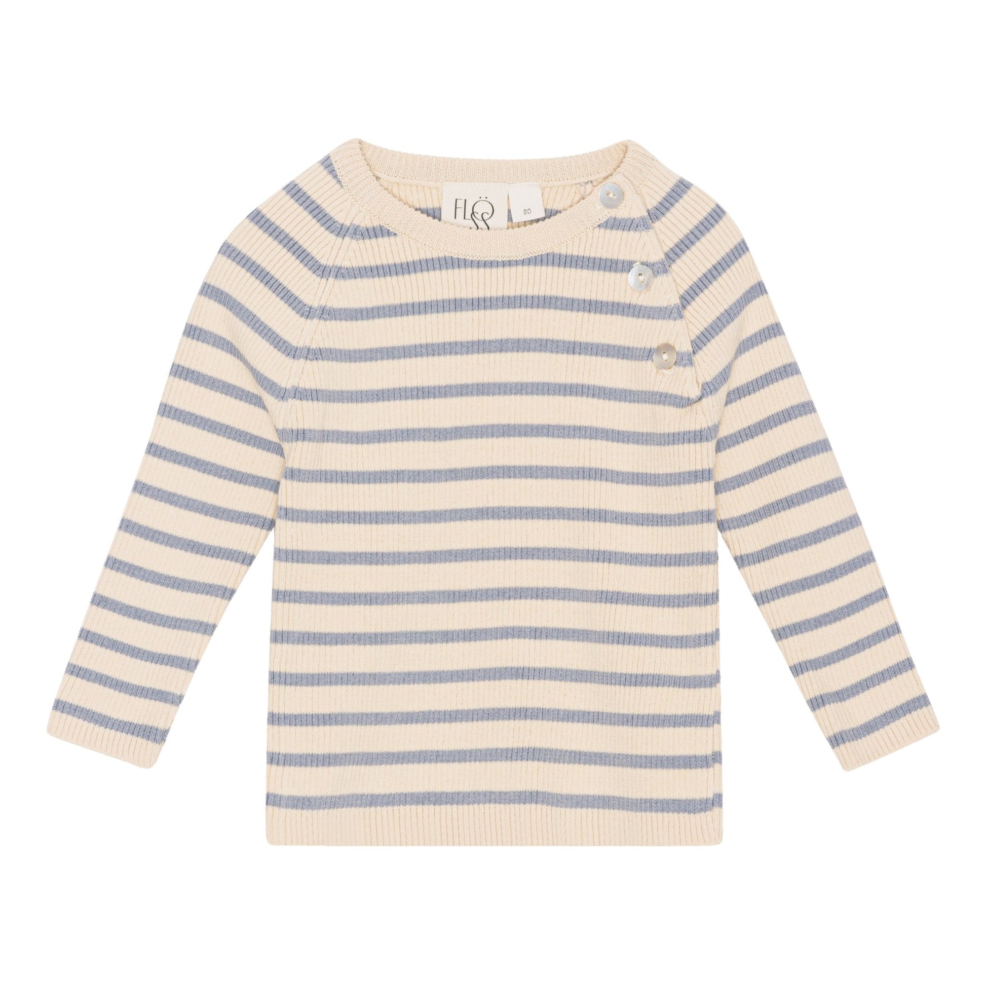 FLOESS FLYE SWEATER - MISTY BLUE-F10040 - Lille Univers