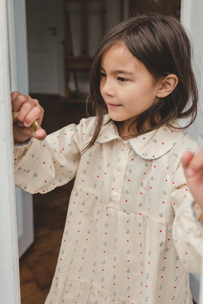 FLOESS WILMA DRESS - HEART PRINT-F1016027 - Lille Univers