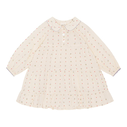 FLOESS WILMA DRESS - HEART PRINT-F1016027 - Lille Univers