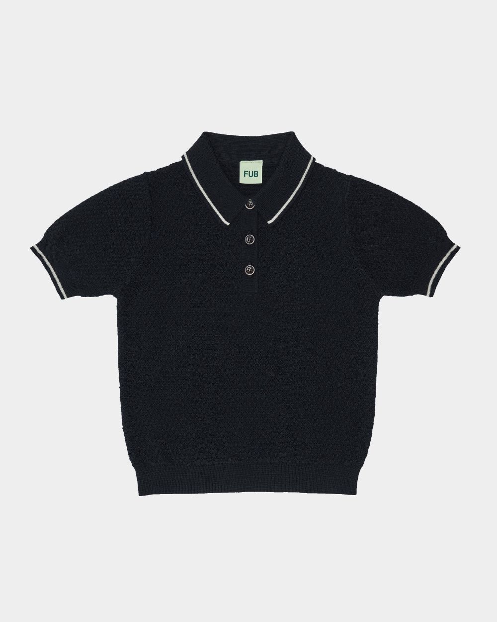Fub 23aw Pique Polo DARK NAVY-3023aw-darknavy - Lille Univers