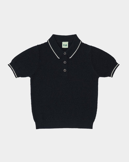 Fub 23aw Pique Polo DARK NAVY-3023aw-darknavy - Lille Univers