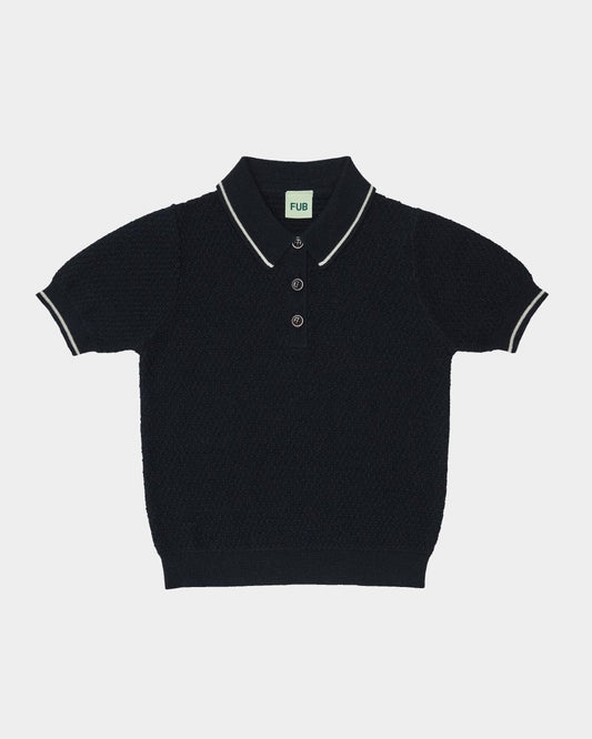 Fub 23aw Pique Polo DARK NAVY-3023aw-darknavy - Lille Univers