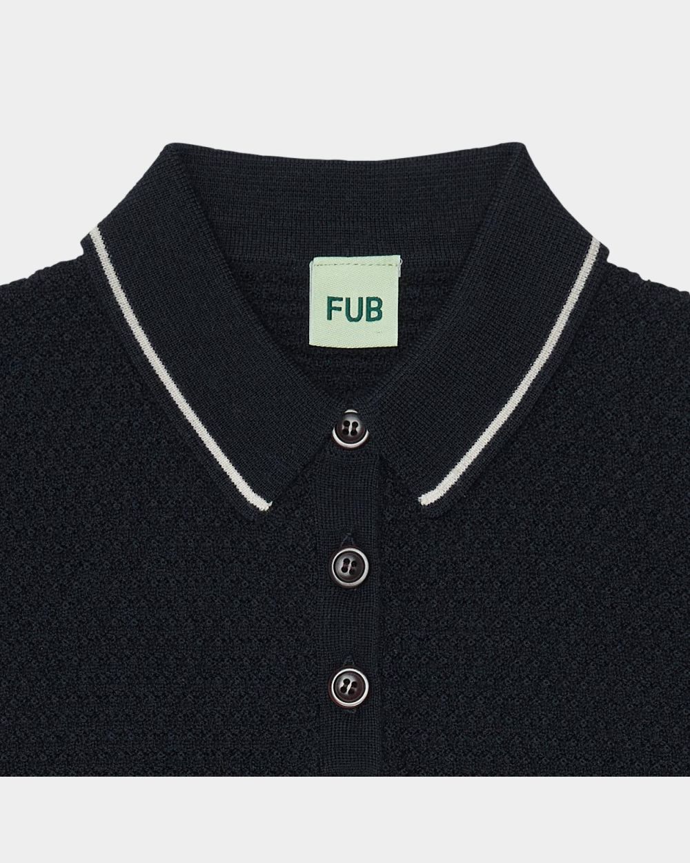 Fub 23aw Pique Polo DARK NAVY-3023aw-darknavy - Lille Univers