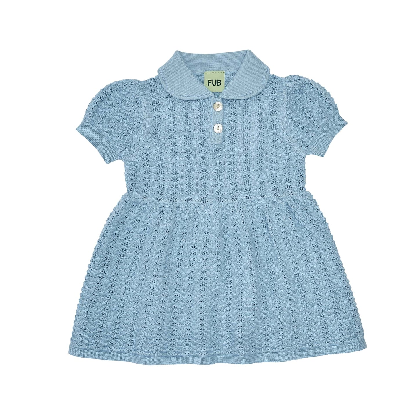 Fub Baby Dress, glacier - 5723ss - glacier - Lille Univers
